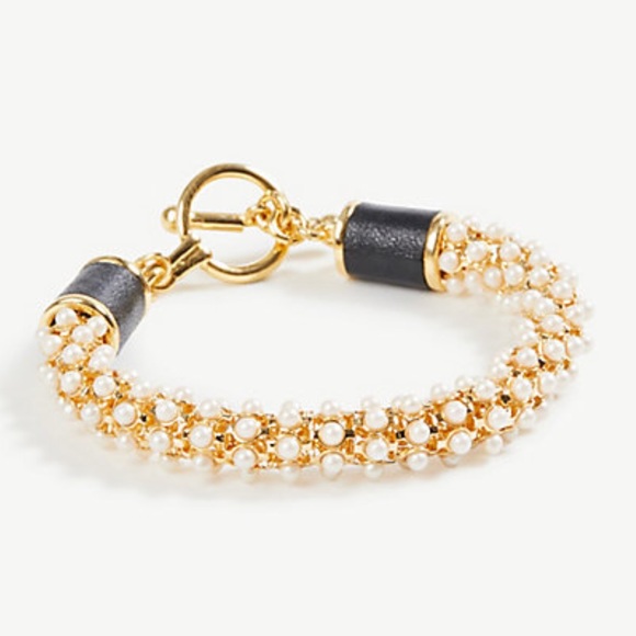 Ann Taylor Jewelry - Ann Taylor pearlized wrap bracelet